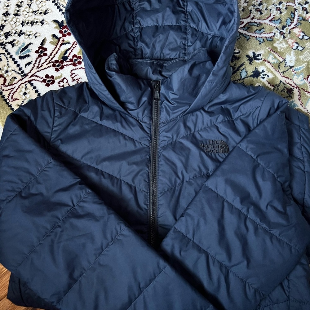 The North Face Women’s Dark Blue Long Puffer Jacket